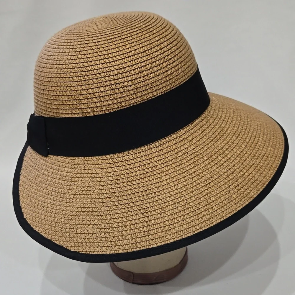 Magid Hats Straw Sun Hat Coastal Bonnet‎ Wide Brim Beach Travel - Picture 6 of 16